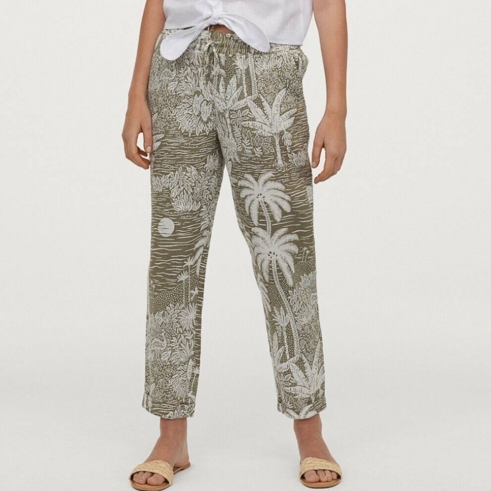 Desmond & Dempsey x H&M Pull-on Linen Pants 2